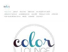 Tablet Screenshot of colorlounge113.com
